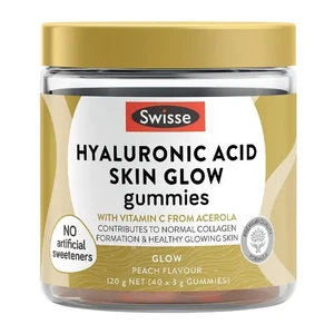(PRE ORDER) Swisse Beauty Hyaluronic Acid Skin Glow Gummies 40 Pack shelf life 2yrs
